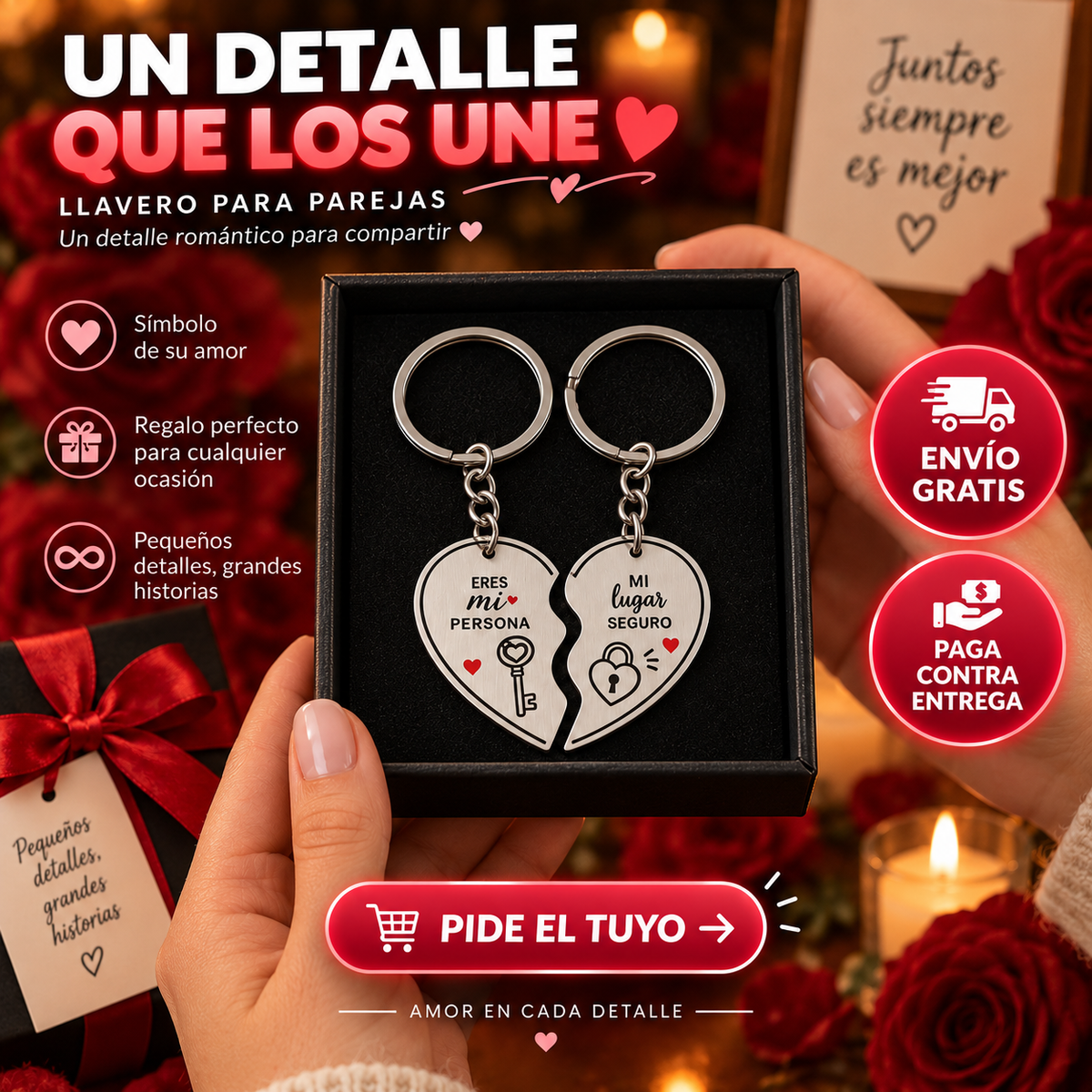 Llavero – Eres Mi Persona, Mi Lugar Seguro